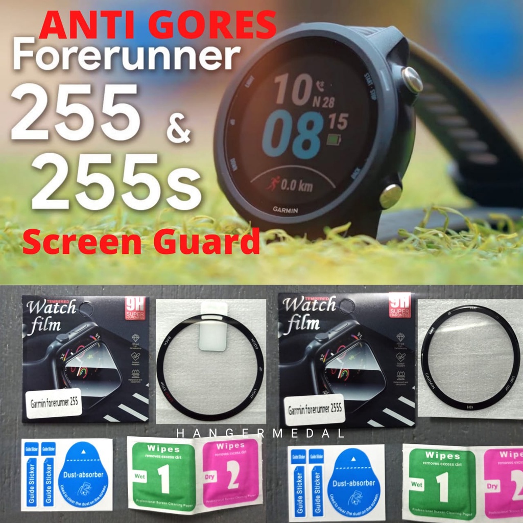 Anti Gores GARMIN FR 255 255s Pelindung Layar 3d Curved Hydrogel