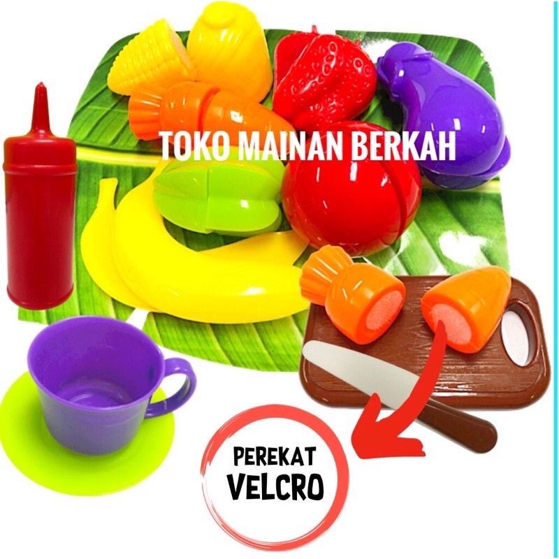 MAINAN EDUKASI SAYUR BUAH POTONG | MAINAN SET TALENAN PISAU SAYUR BUAH POTONG-5