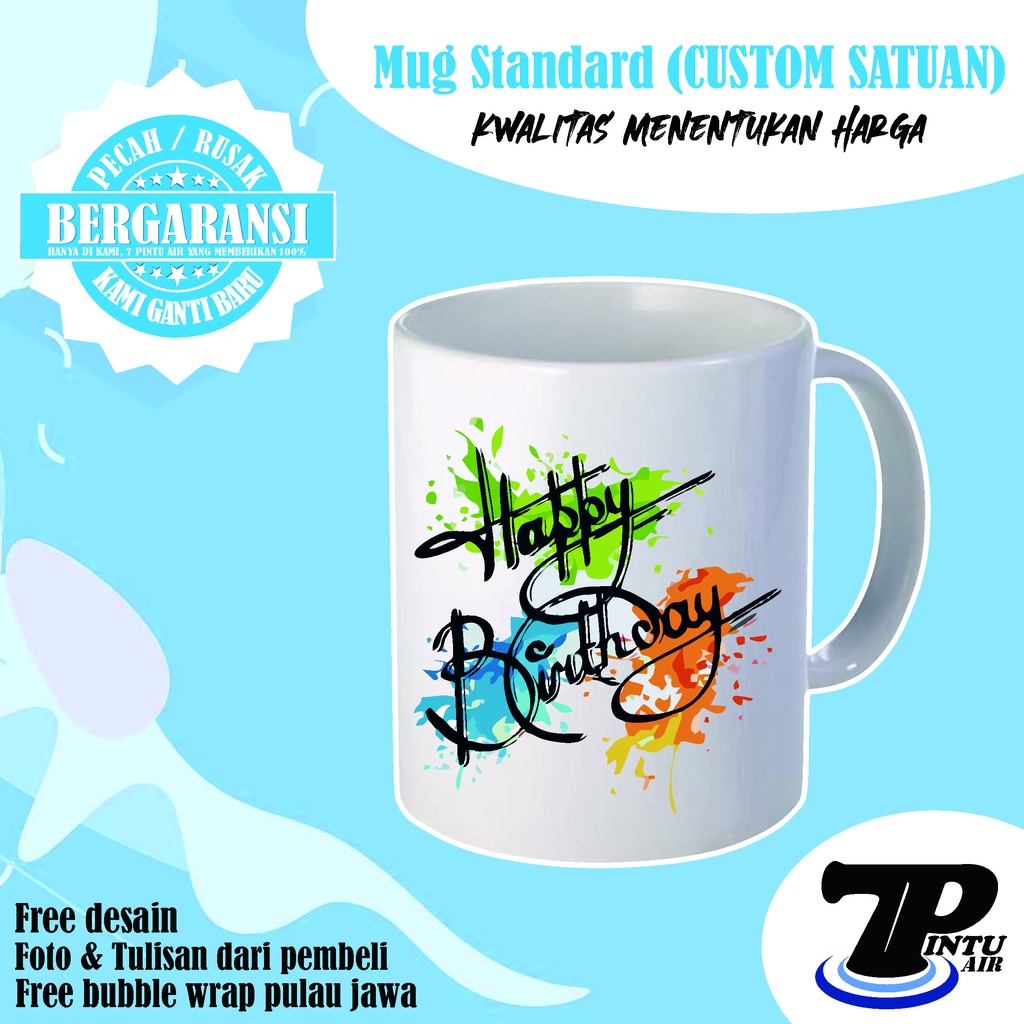 Jual Mug Custom Free Desain Foto Dan Tulisan Indonesiashopee Indonesia