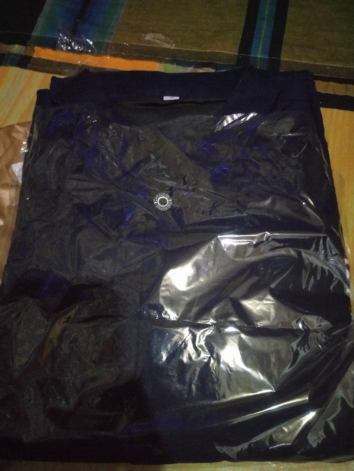 Batik Solo Modern Setelan Sarung Celana Dan Koko Tumpal Biru (navy) Full Furing
