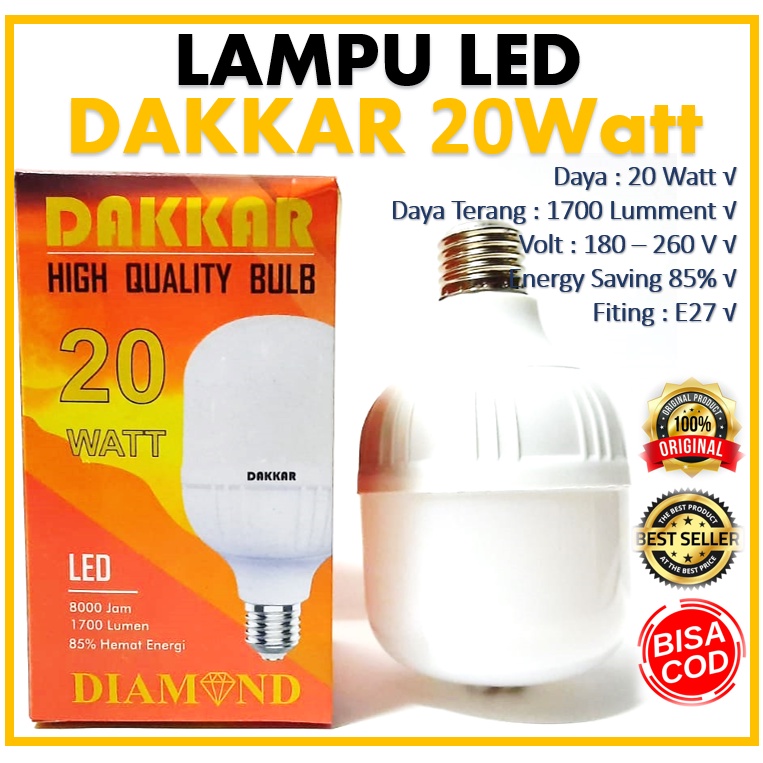 Lampu Led 20w DAKKAR 20watt