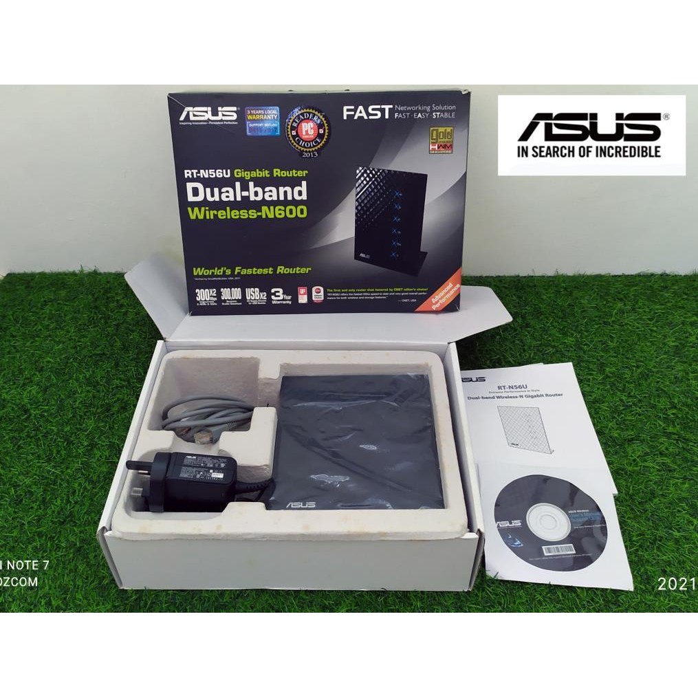 Asus Rt N56u Dual Band Wireless N600 Gigabit Router Shopee Indonesia