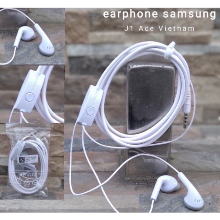 Headset HF Samsung J1 BJ vietnam Packing Plastik Ori copotan Grade A.