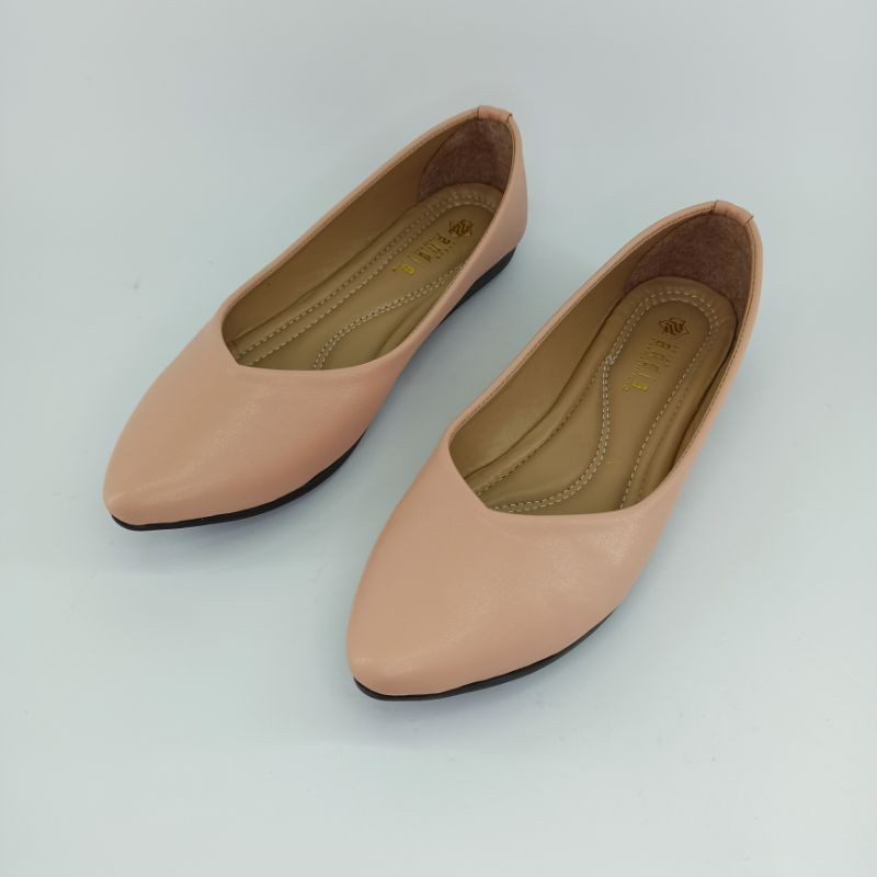 Sepatu Flatshoes Wanita Flat Shoes Kantor AN48