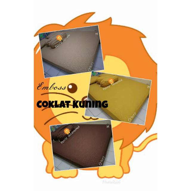 Sprei Emboss Polos Motif Timbul Murah Sprei Warna Coklat Sprei Warna Kuning