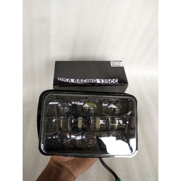lampu daymaker rx king plus frame tinggal pasang pada lampu oval atau kotak 5T5-2