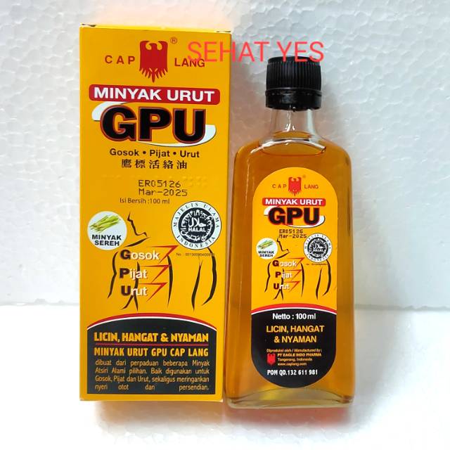 MINYAK URUT GPU 100ML