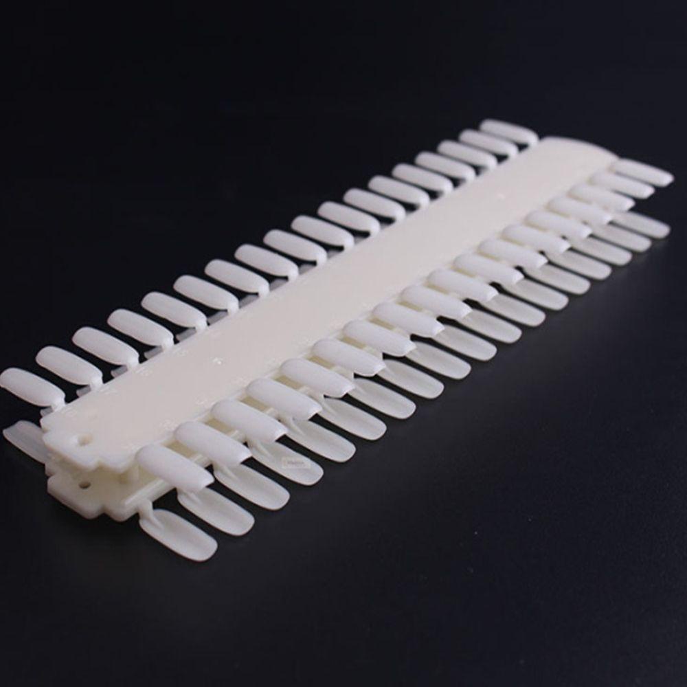 Mxbeauty Nail color Sample Board Plastik Nail Art Praktek Nail color Display Nature color Peralatan Salon Kuku