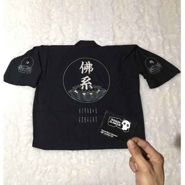 RE07 KIMONO CARDINGAN IMPORT PRIA JEPANG COSTPLAY HAORI ORIGINAL YUTAKA LOOSE BIG OVER SIZE 3XL 4XL