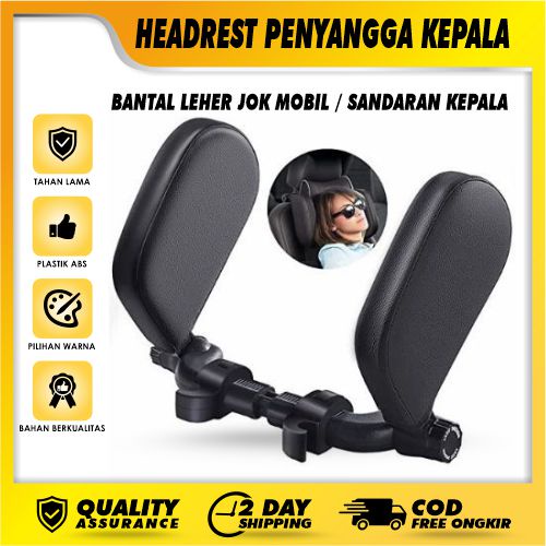 Headrest Penyangga kepala Bantal leher jok Mobil Sandaran Kepala