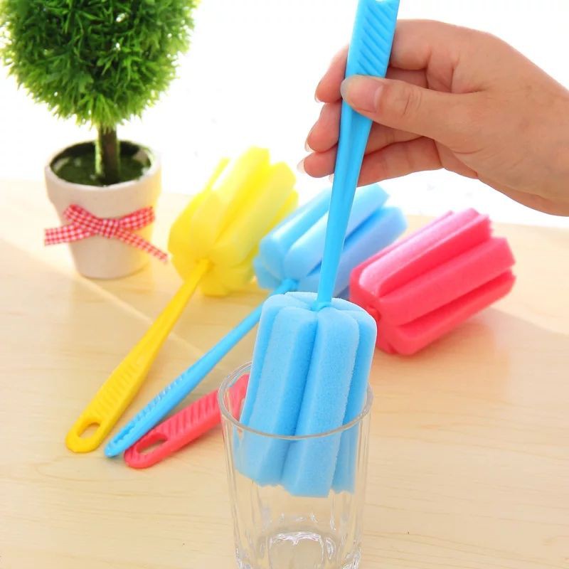 Smartchoice-Sikat Botol Susu Bayi Sikat Gelas Sponge Bottle Brush