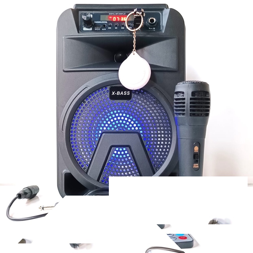 [PROMO TERBARU] SPEAKER BLUETOOTH X-BASS MEREK FLECO SN-3363 RADIO FM/MP3 GRATIS MICROPHONE + REMOTE