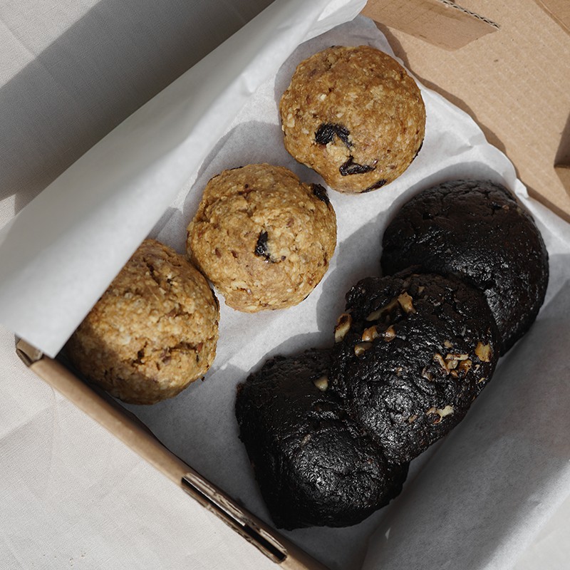 

ONEMORE - Soft Vegan Cookies / Double Choco Cookies / Oatmeal Raisin Cookies / Mixed