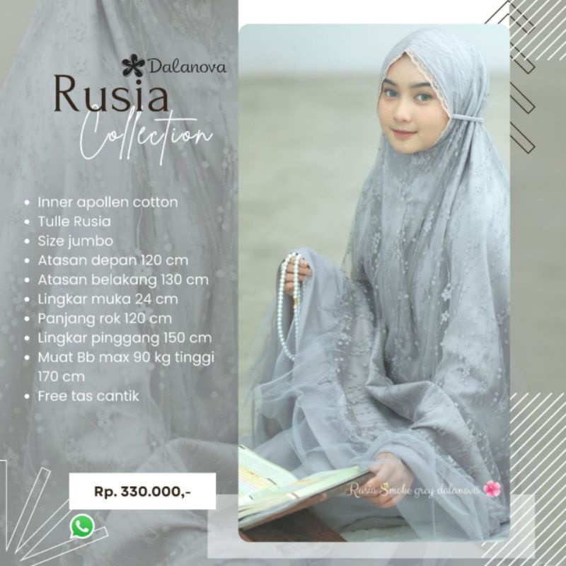 mukena Rusia Dalanova