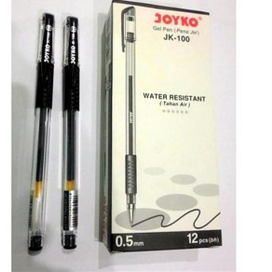 

Langsung Beliii.. [PAM]Pen Bolpen Gel JK-100 Joyko ( 12 PCS )