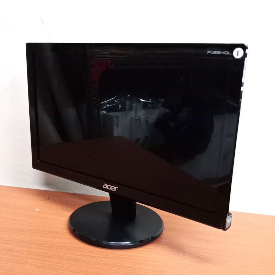 MONITOR ACER 16inch MODEL P166HQL LIKE NEW  LCD MONITOR ACER 16 INCH WIDESCREEN MURAH MERIAH SECOND