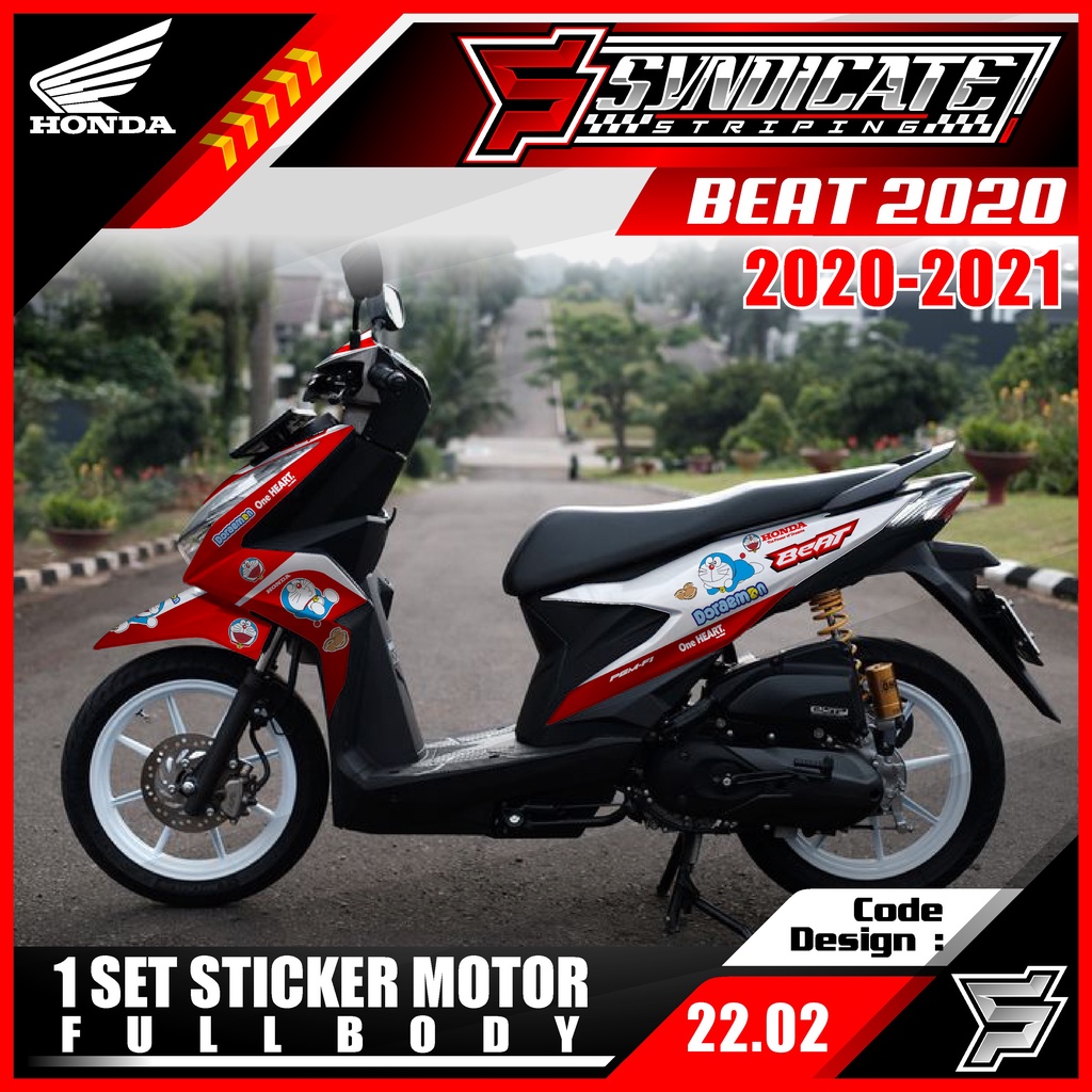Syndicate Striping SS. 22.02 - Sticker Motor Full Body Beat 2020 Beat Street Decal Stiker Beat 2020 