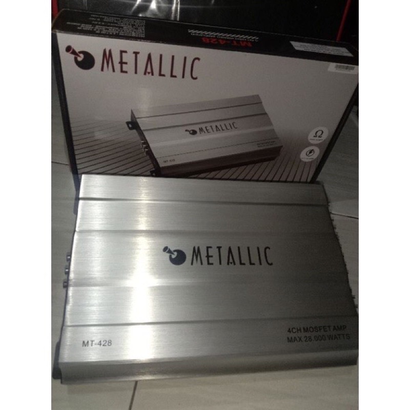 Power Metallic MT-428 4channel Power Amplifier
