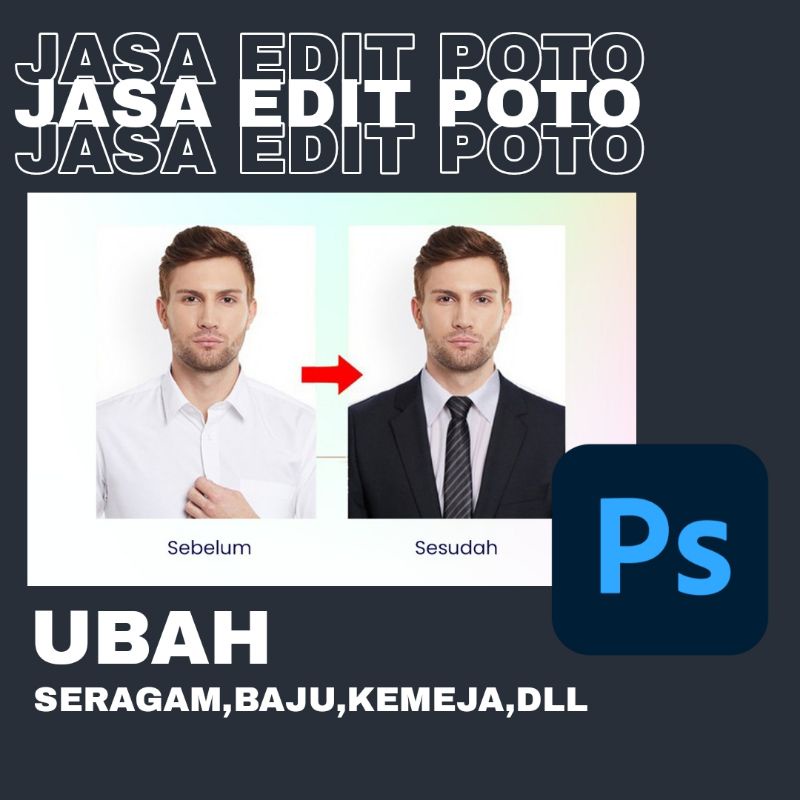 

Jasa edit poto pas foto formal,sekolah kantor kerja