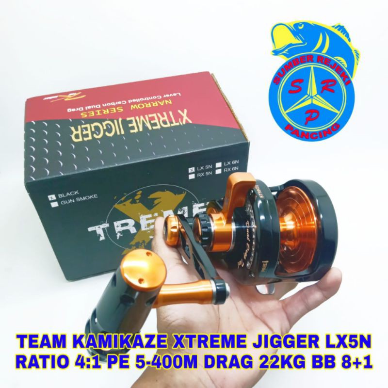 Reel over head kamikaze xtreme jigger Lx5N