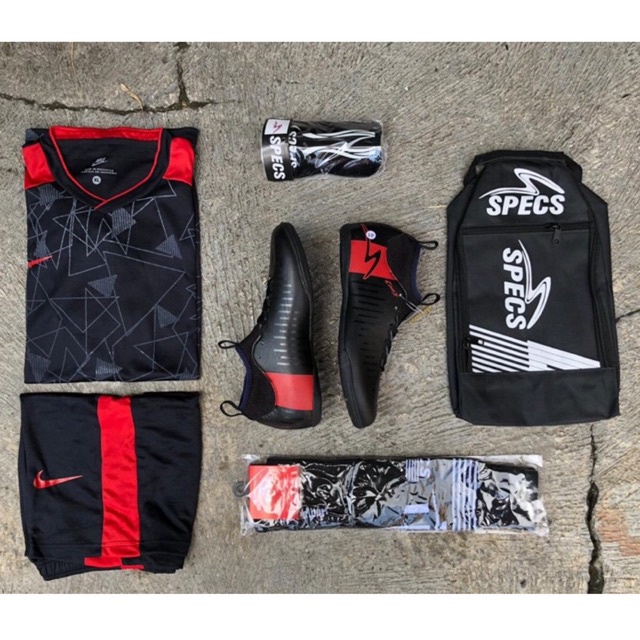 (PAKET KOMPLIT) sepatu futsal nike tempo sol karet mentah-7