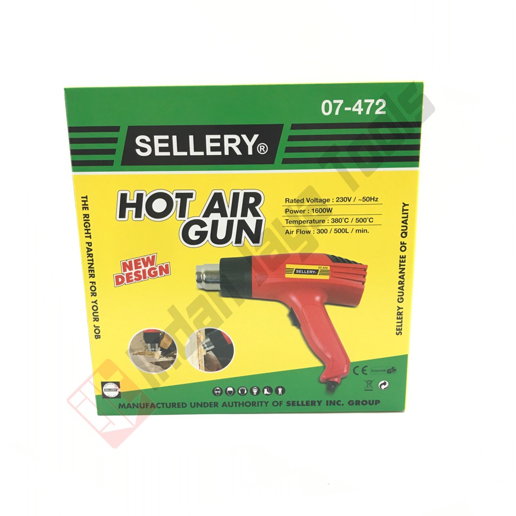 SELLERY Hot Air Gun HG-500 - Heat Gun Alat Blower Pemanas