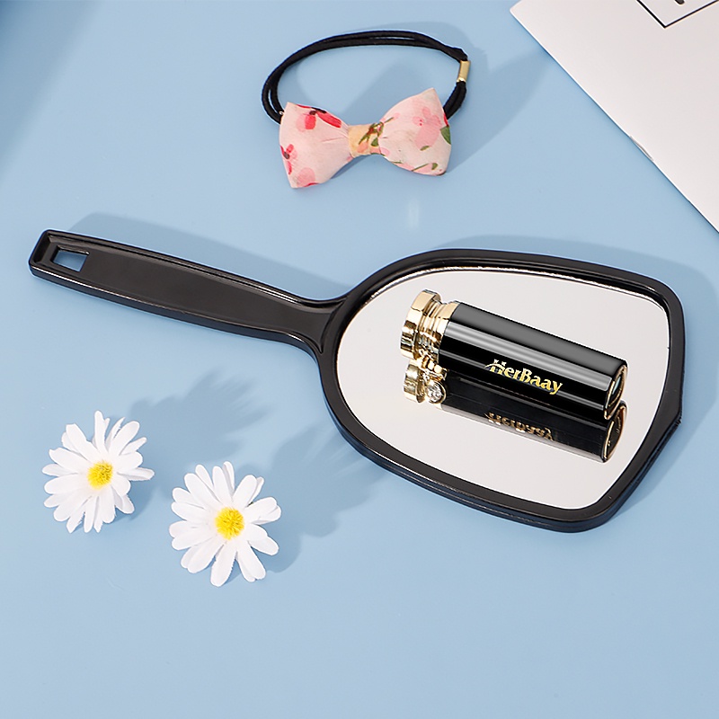 Marvilo Sisir set Ungu Anti Statik Comb Airbag Hair Massage Rambut Kriting Hair Brush Massage Comb Anti-static Comb sisir rambut rontok dan kusut Portable sisir rambut  OVAL TABUNG PERSEGI cermi-2