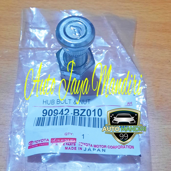 Baut Roda Avanza Xenia Ori Orisinil Original