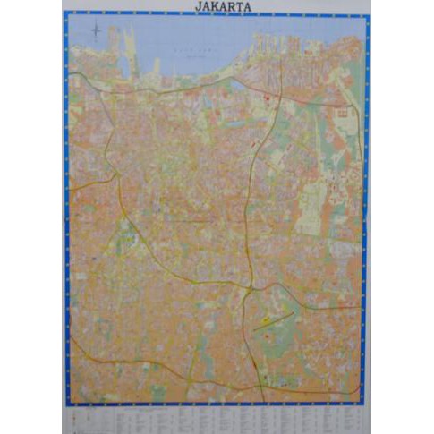 Sale PETA JAKARTA + BUKU PETUNJUK Terbaru