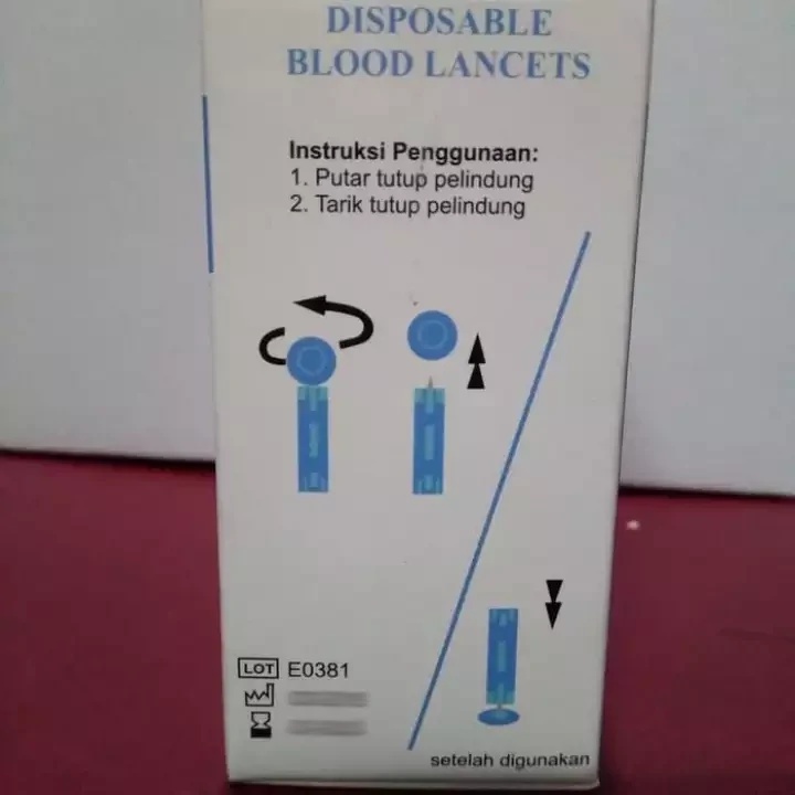 Jarum Bekam Halus Magicstar 21G isi 100pcs - Blood lancet