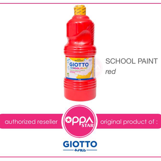 

Sale! Giotto School Paint 1000 Ml Red Merah Termurah