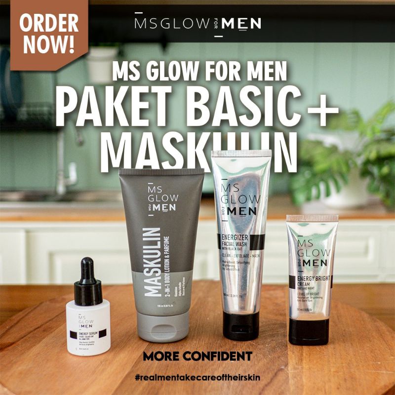 MS GLOW for Men paket Basic+Maskulin