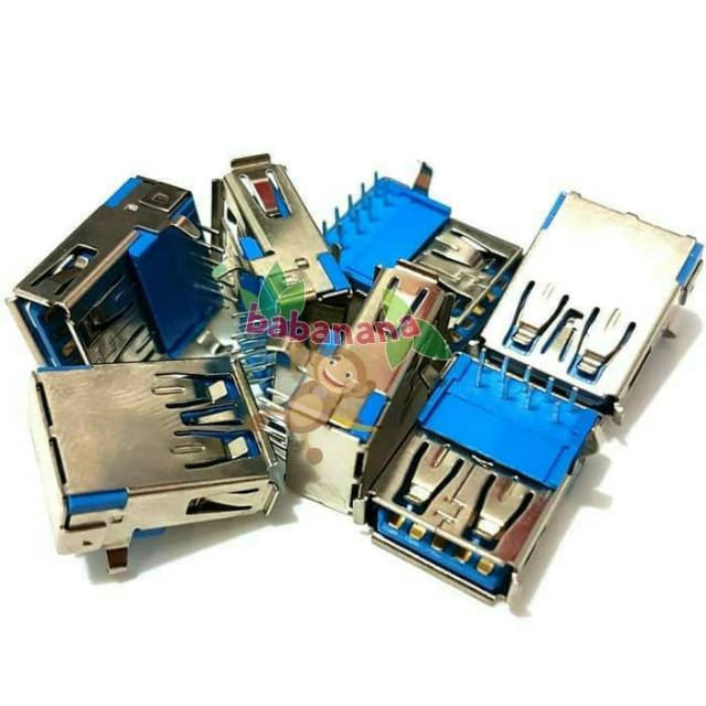 USB 3 Type A Female Connector Jacks Socket PSB Mount