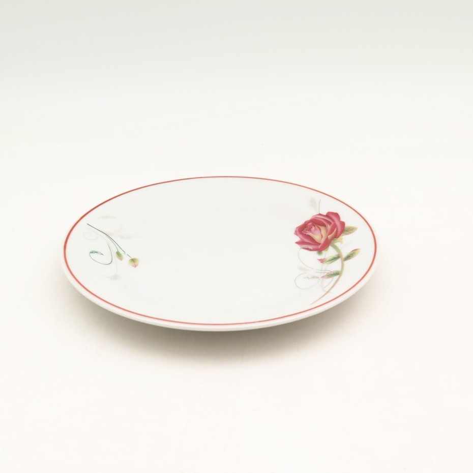 Piring Keramik Rosewood Ceper 15cm Isi 6-1