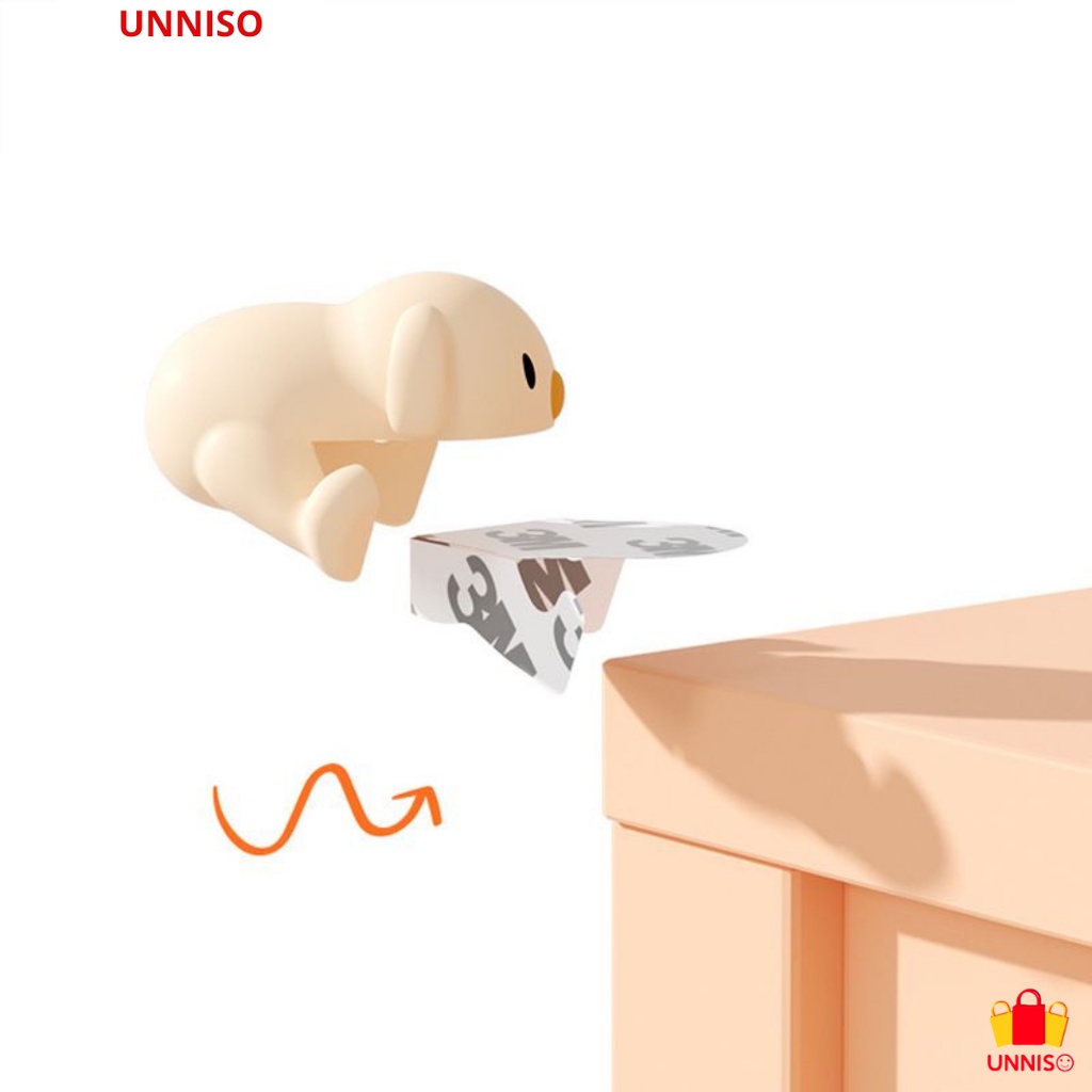 UNNISO - Puppy Dog Silicone Corner Pengganjal Siku Meja Furniture PF2