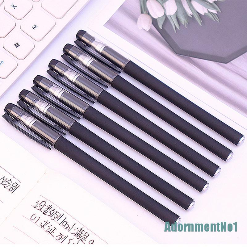 (AdornmentNo1) 10pcs Pulpen Tinta Cair 0.5 0.38mm Untuk Pelajar Sekolah