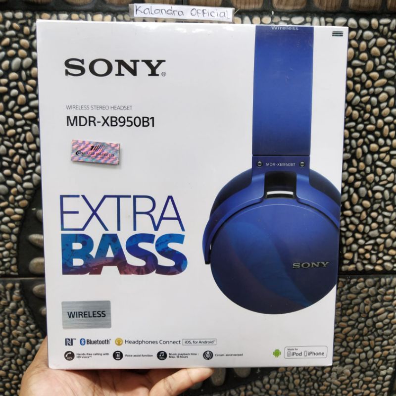 Headset Sony Extra Bass MDR XB950 Original Garansi Resmi