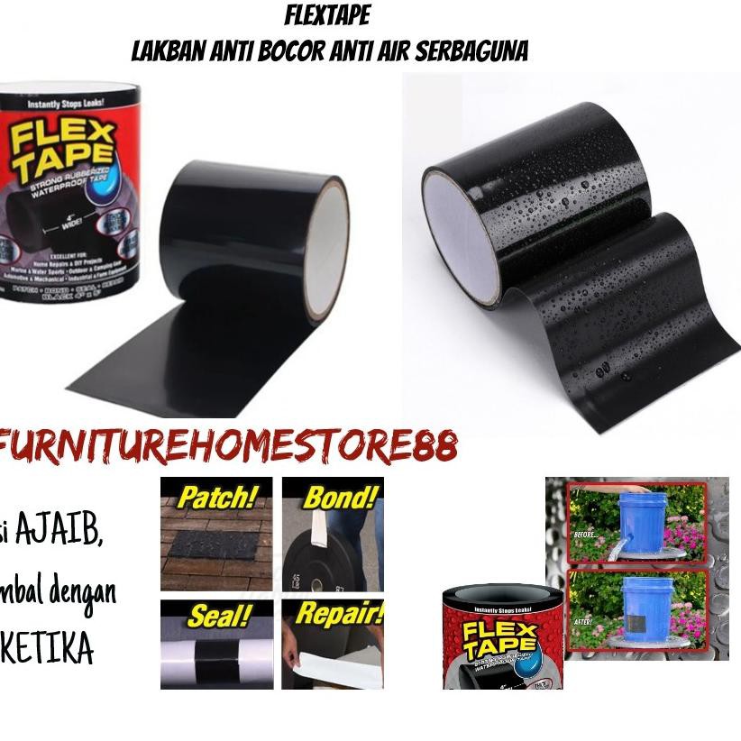 

『BT』 [COD] Flex Tape-Isolasi Ajaib Super Kuat Rubberized Water Proof Lakban anti bocor anti air SERB