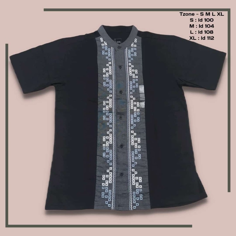 Baju koko T Zone bahan kaos