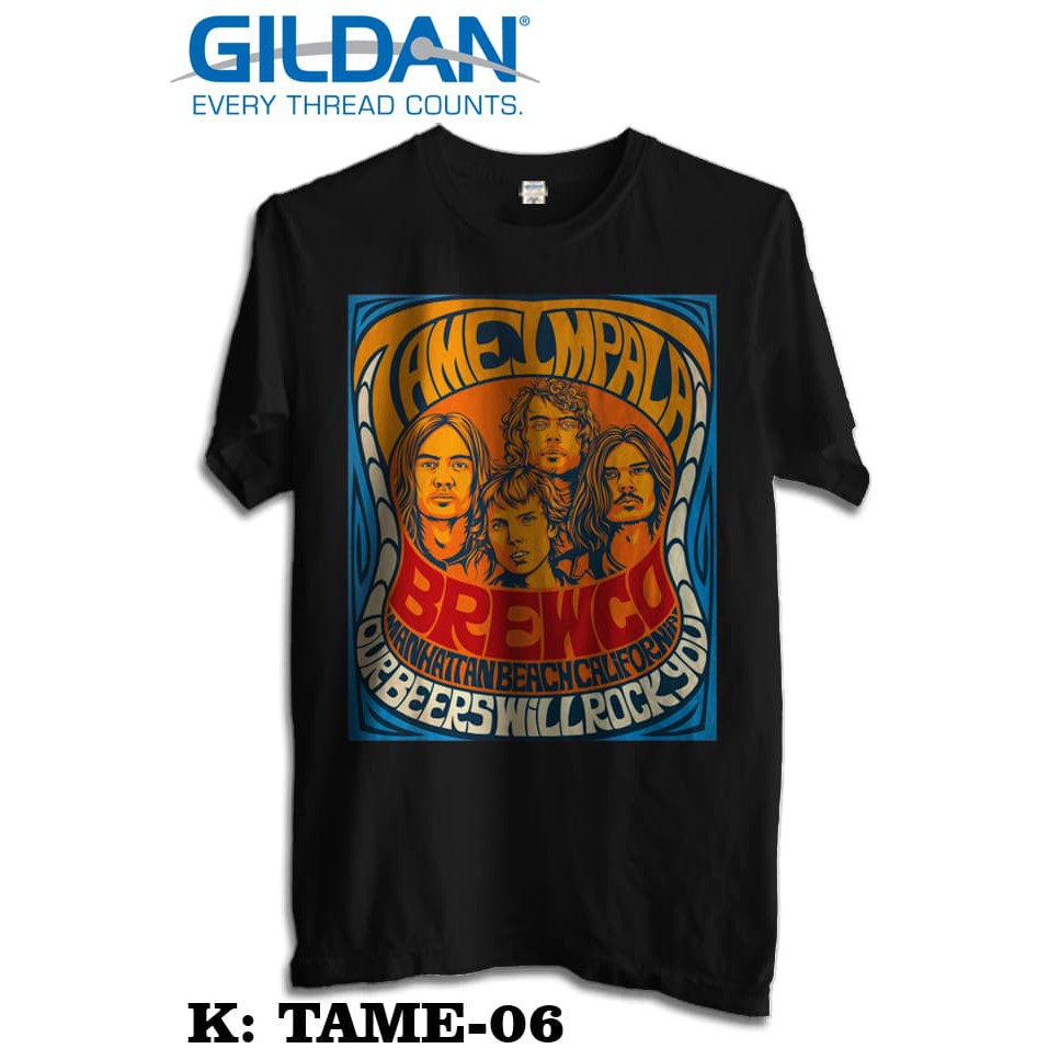 Kaos Band Tame Impala Tshirt Gildan Softstyle Code Tame 06