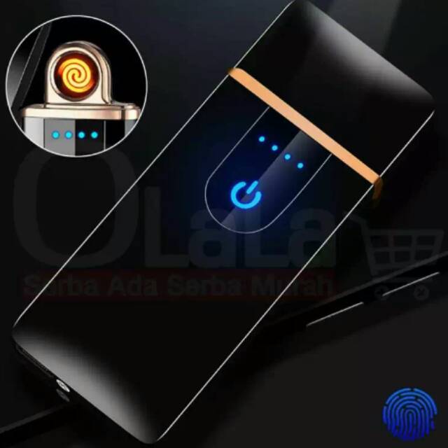 Korek Api Elektrik Cas Listrik + Kabel USB | Korek Tanpa Gas & Api | Rechargeable USB Lighter