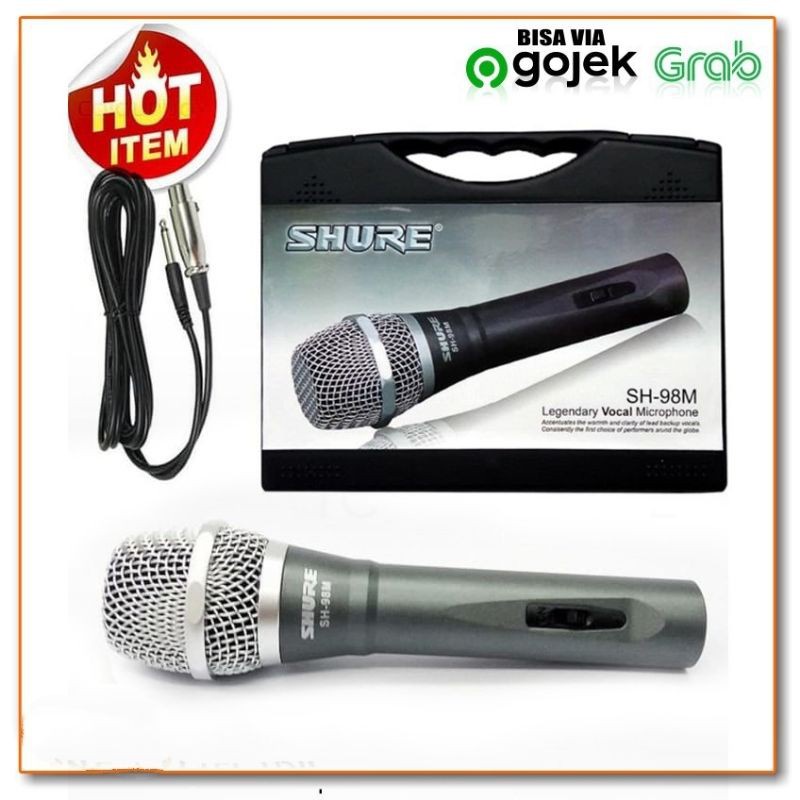 Microphone Karaoke SH 98M Mikropon Kabel