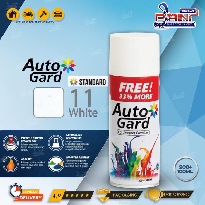 AUTOGARD WHITE PUTIH 11 - Cat Semprot Premium Motor Rumah