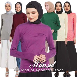MANSET BAJU LEHER OBLONG LENGAN PANJANG SPANDEX ADEM HITAM MANSET BAJU LEHER OBLONG LENGAN PANJANG SPANDEX ADEM HITAM