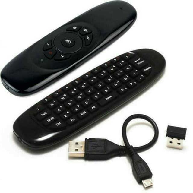 [COD] MINI KEYBOARD C120 WIRELESS / KEYBORD MINI C120 2.4G WIRELESS KEYBOARD 6-AXIS GYROSCOPE AIR MOUSE REMOTE CONTROL TV