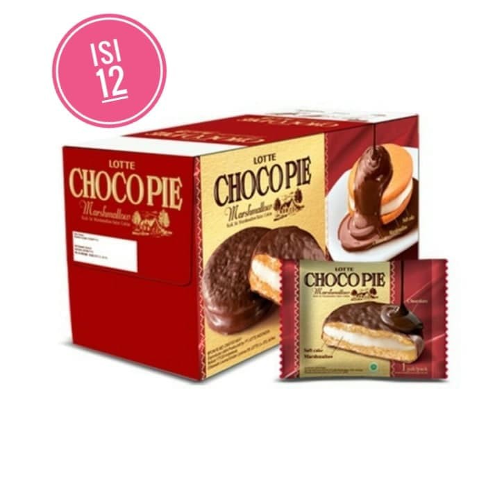 

Lotte Choco Pie Marshmallow Chocopie ( isi 12 )