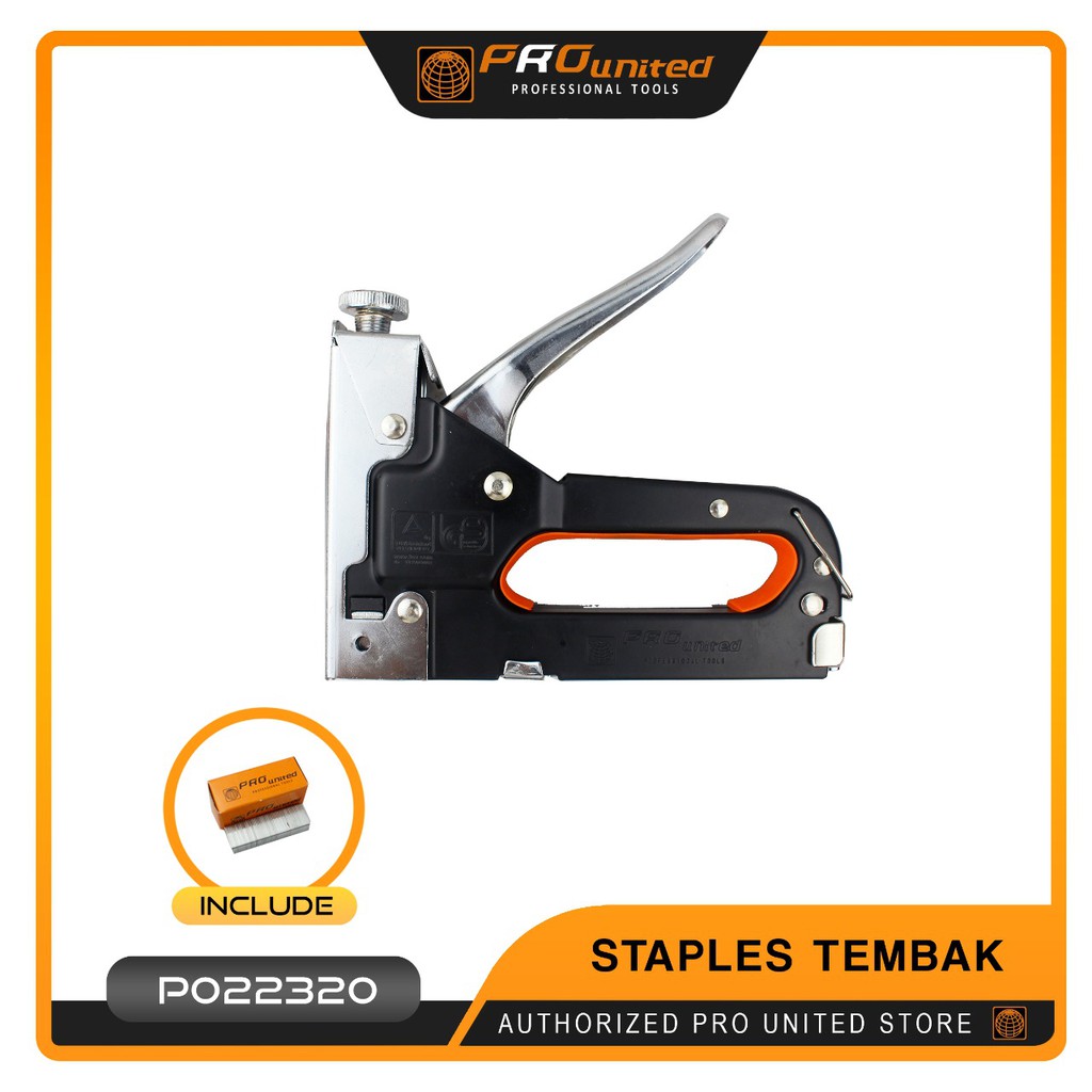 

STAPLER TEMBAK STAPLES STAPLE PRO UNITED BEST QUALITY PROFESSIONAL TOOL