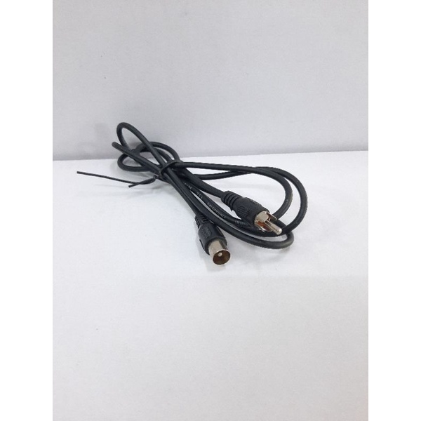 kabel jack video rca ke RF antena - kabel jack antena male to rca male