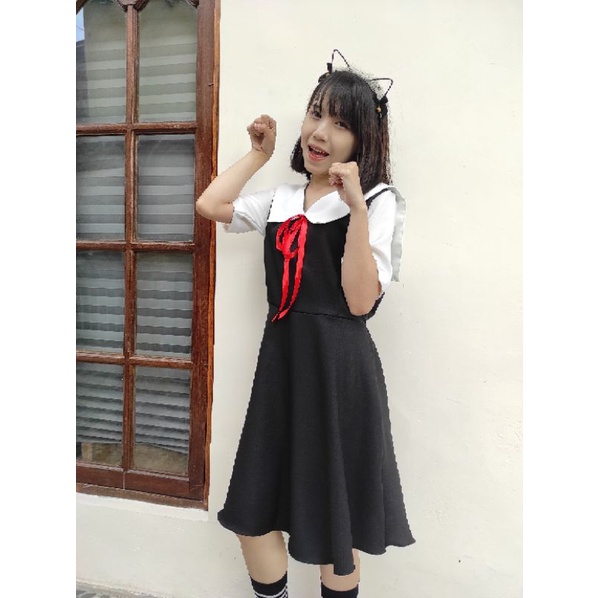 【AiVii】KOSTUM COSPLAY SEIFUKU DRESS  LOVE IS WAR KAGUYA SAMA