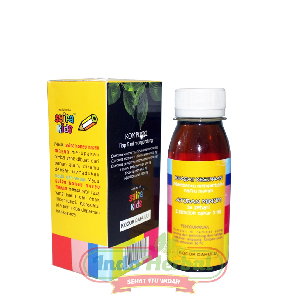 HERBAL HIU MADU Anak Syifa Kids Nafsu Makan 100ml